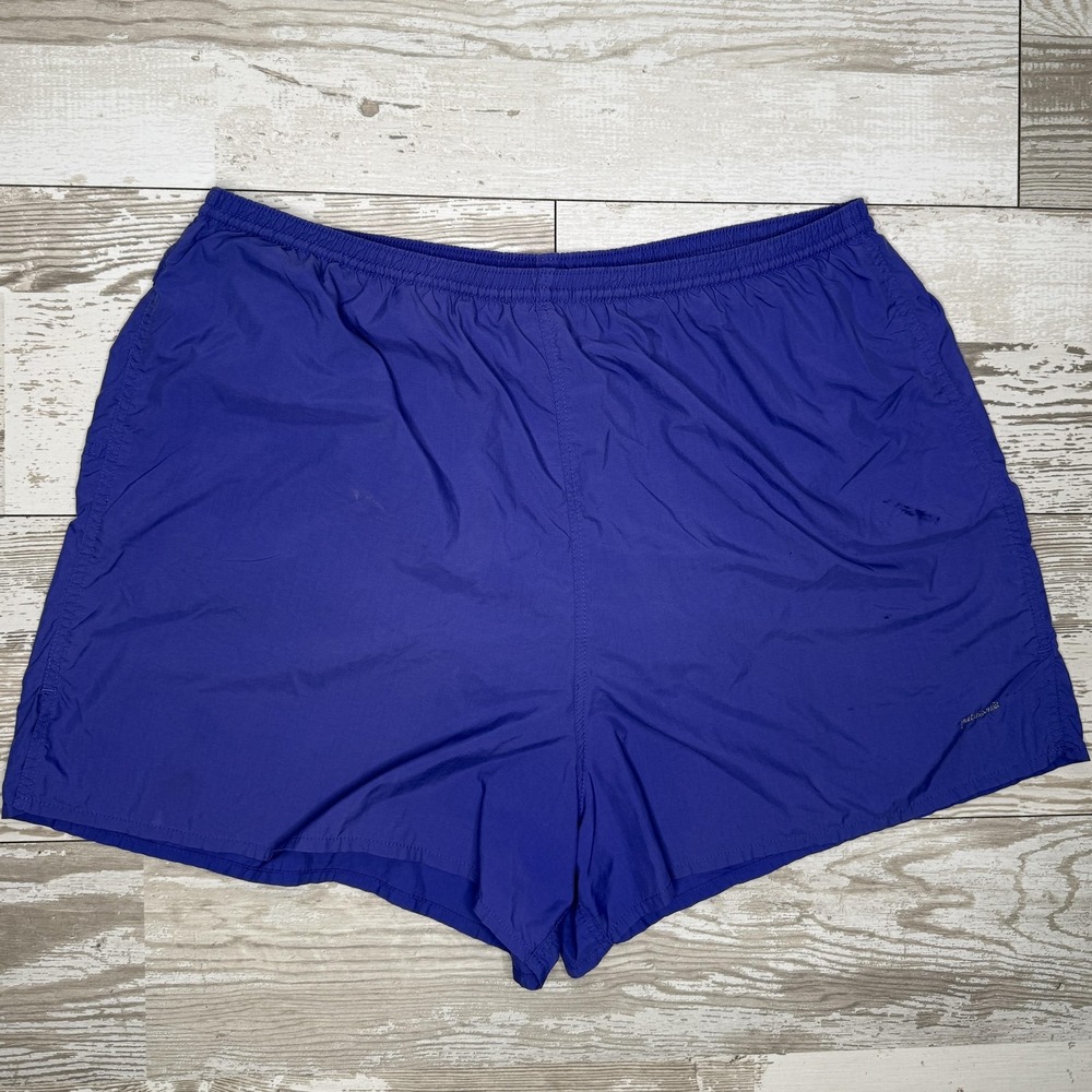 Patagonia Shorts Womens Large Purple Nylon Running 5 Inseam Lightweight Athletic